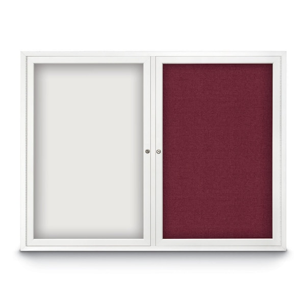 Corkboard, 60"x36", Amethyst/Black